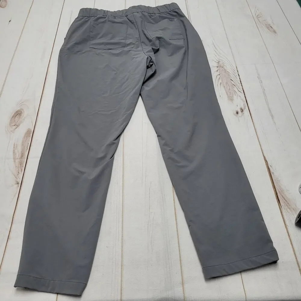Figs pro Tailors tailored trouser pants gray slim straight